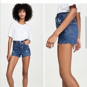 Levi's 501 High-Rise Denim Shorts Anthropologie